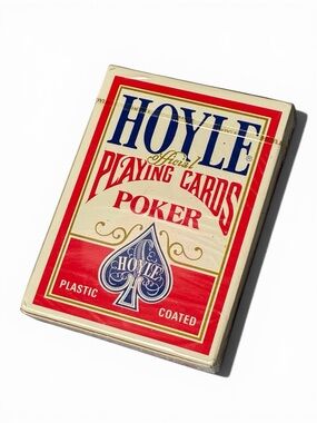 Hoyle Playing Cards Poker Deck Vintage New Made in the USA Plastic Coated Game